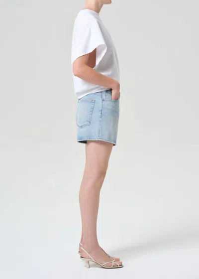 Agolde Leith Short In Blue