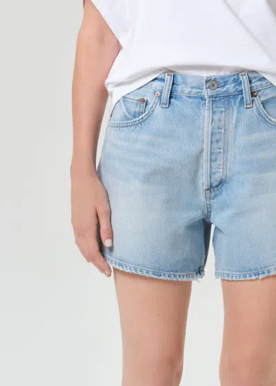 Agolde Leith Short In Blue