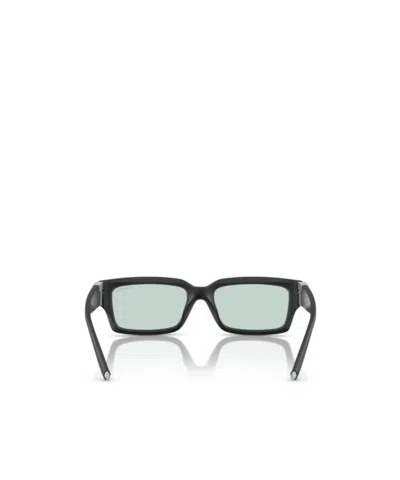 Tiffany & Co . 56mm Rectangular Sunglasses In Green