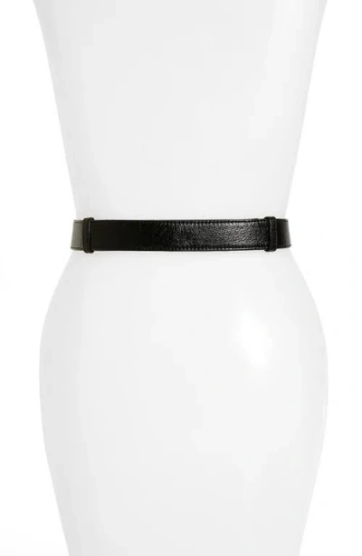 Raina Aries Leather Belt In Black