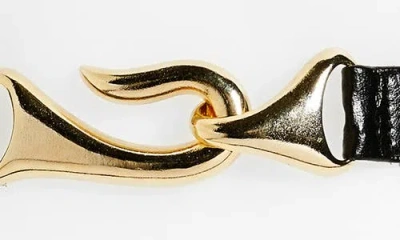 Raina Aries Leather Belt In Black