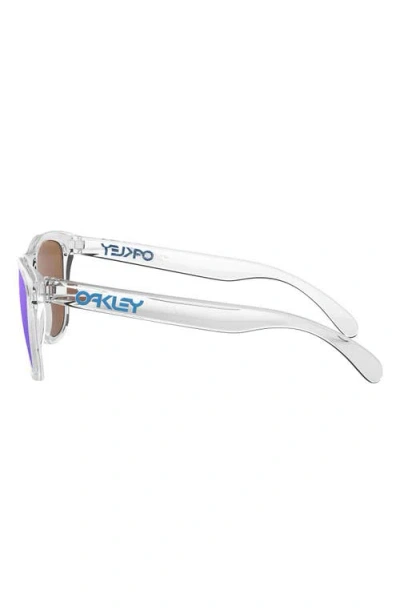 Oakley 55mm Polarized Rectangular Sunglasses In Blue