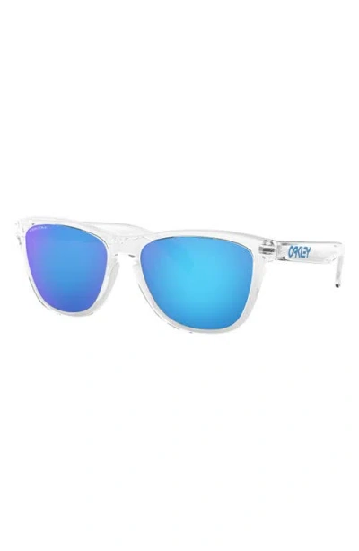Oakley 55mm Polarized Rectangular Sunglasses In Blue