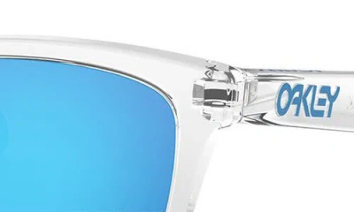 Oakley 55mm Polarized Rectangular Sunglasses In Blue