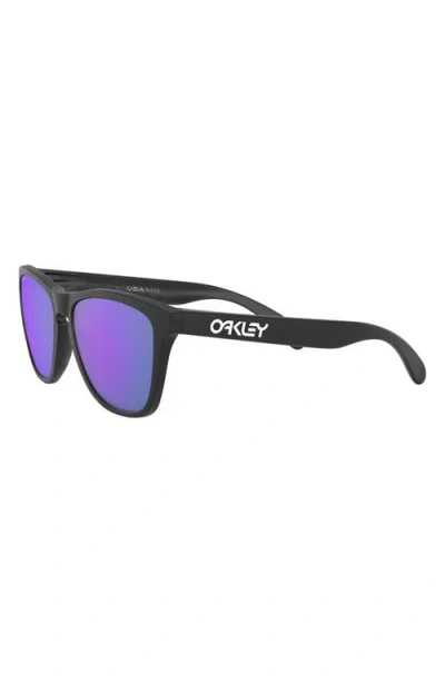 Oakley 55mm Polarized Rectangular Sunglasses In Purple