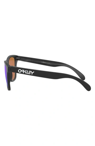Oakley 55mm Polarized Rectangular Sunglasses In Purple