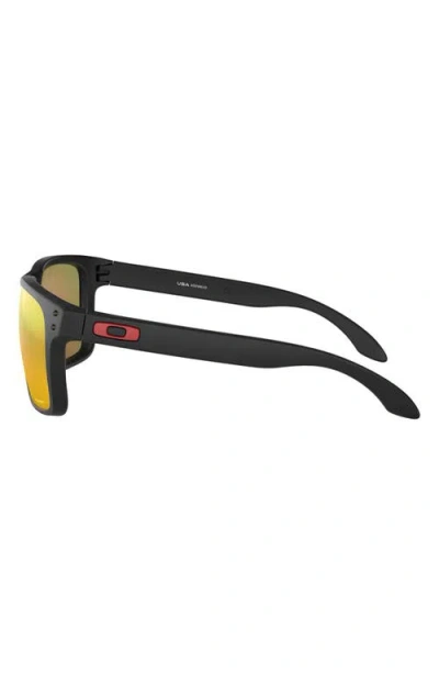 Oakley Rectangular Sunglasses Adjustable Nose Pads Design In Black