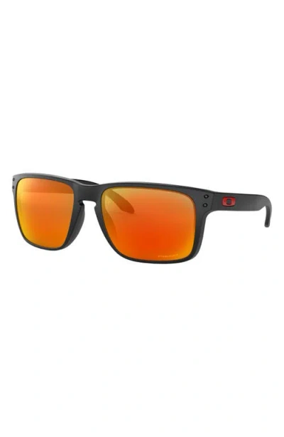 Oakley Rectangular Sunglasses Adjustable Nose Pads Design In Black
