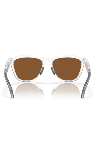 Oakley Frogskins Square-frame Sunglasses In Matte Clear