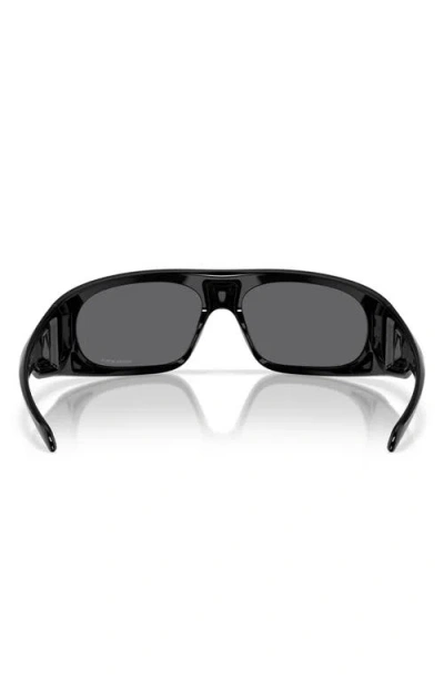 Oakley Men's Oo9491 Rectangular Sunglasses In Black