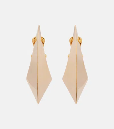 Alaïa Hook And Loop Earrings In Pink