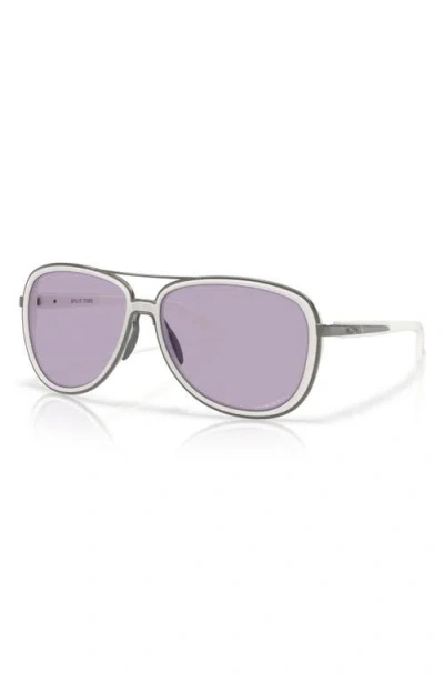 Oakley Women's Split Time Sunglasses, Oo4129 In Matte Vapor