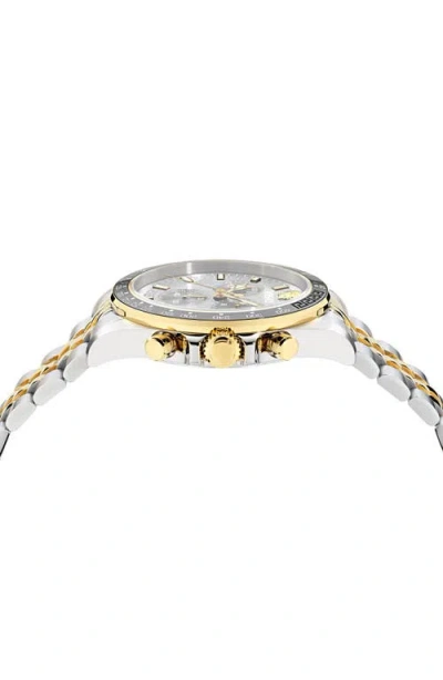 Versace Round-face 43mm In Silver