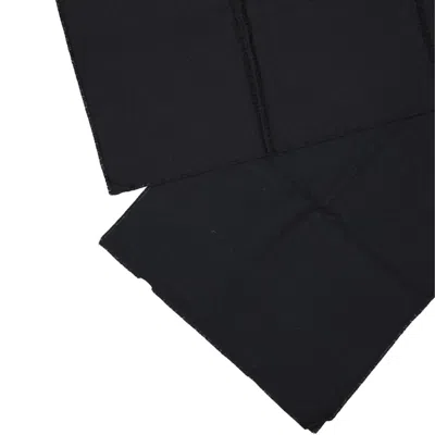 Givenchy Black Virgin Wool Scarf In Orange