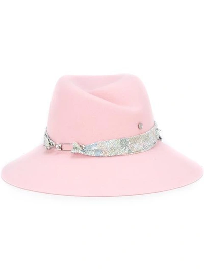Shop Maison Michel Safety Pin Detail Hat