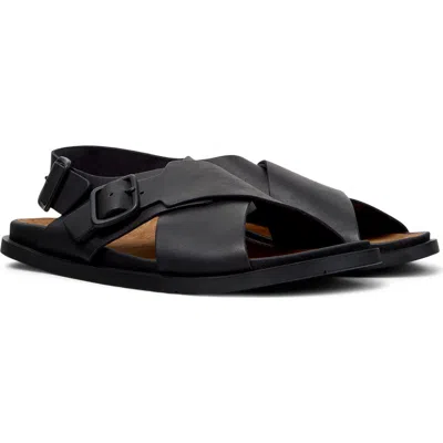 Camper Lluc Buckle-strap Sandals In Black