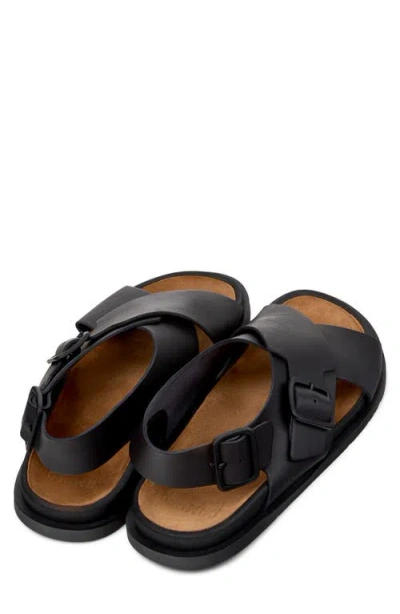 Camper Lluc Buckle-strap Sandals In Black