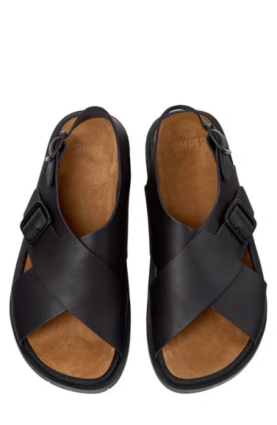 Camper Lluc Buckle-strap Sandals In Black