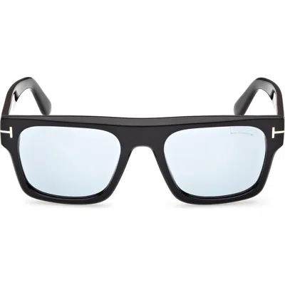 Tom Ford Ft1337 Rectangular Frame Sunglasses In Black