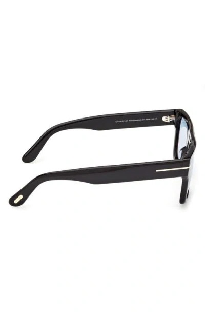 Tom Ford Ft1337 Rectangular Frame Sunglasses In Black