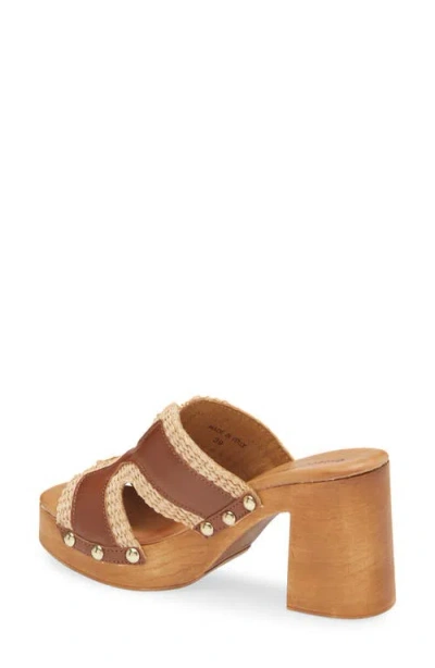 Chocolat Blu Mae Platform Sandal In Brown