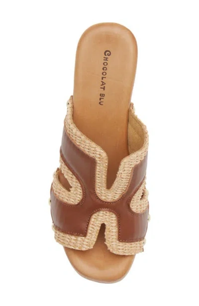 Chocolat Blu Mae Platform Sandal In Brown