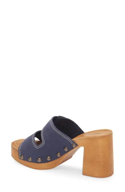 Chocolat Blu Mega Platform Sandal In Blue