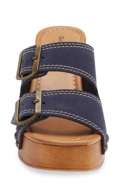 Chocolat Blu Mega Platform Sandal In Blue