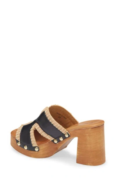 Chocolat Blu Mae Platform Sandal In Black