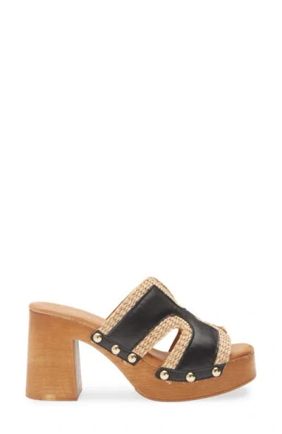 Chocolat Blu Mae Platform Sandal In Black