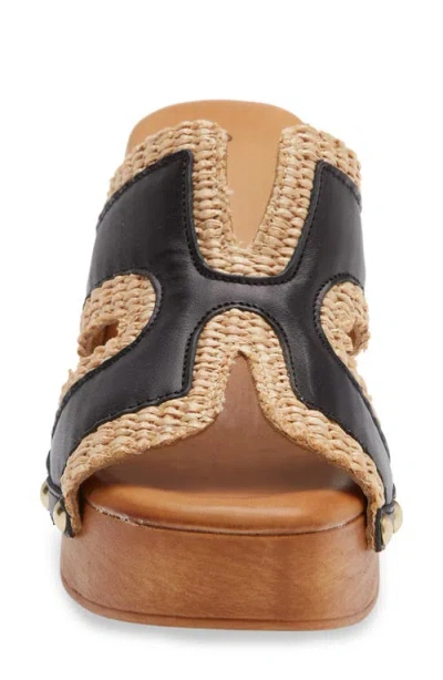 Chocolat Blu Mae Platform Sandal In Black