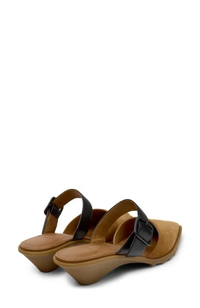 Camper Anita Buckle-detail Mules In Brown