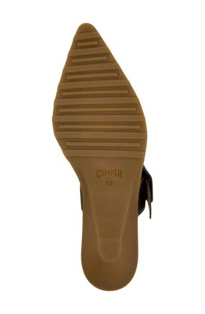Camper Anita Buckle-detail Mules In Brown