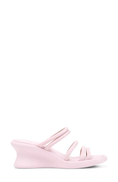 Camper Strappy Wedge Sandals In Pink