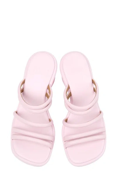 Camper Strappy Wedge Sandals In Pink
