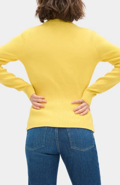 Aligne Ruby Knitted Cardigan Butter In Yellow