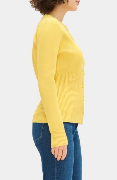 Aligne Ruby Knitted Cardigan Butter In Yellow
