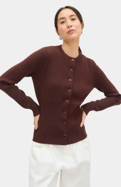 Aligne Ruby Cardigan In Brown