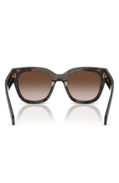Prada Tortoiseshell Butterfly-frame Sunglasses In Brown