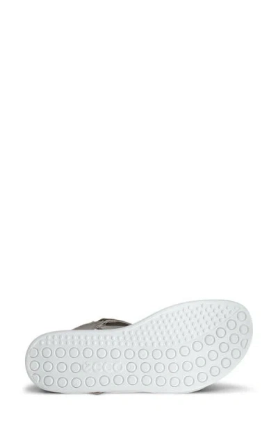 Ecco Soft Cross Strap Sandal In Neutral