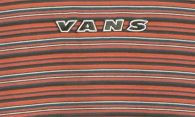 Vans Cameron Stripe Cotton T-shirt In Multi