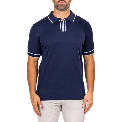Maceoo Marthy Blue Polo In Blue