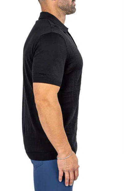Maceoo Marthy Black Polo In Black