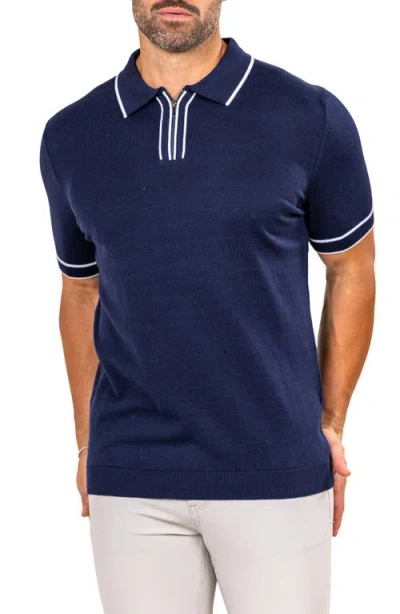 Maceoo Marthy Blue Polo In Blue