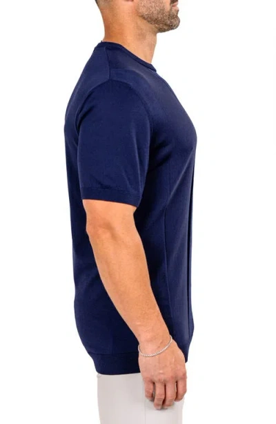 Maceoo Marthy Blue Crewneck In Blue
