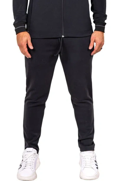 Maceoo Marthyr Drawstring Joggers In Black