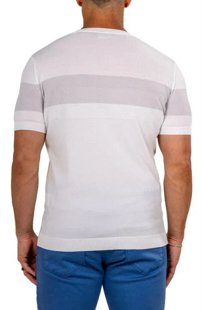Maceoo Marthy White Crewneck In White