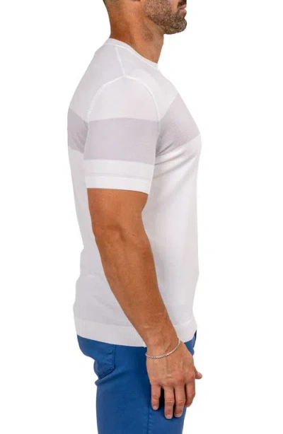 Maceoo Marthy White Crewneck In White