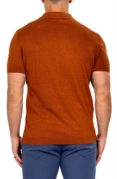 Maceoo Marthy Brown Polo In Brown