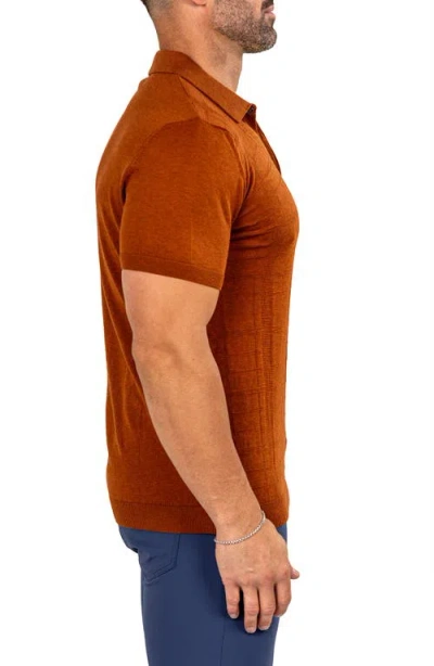 Maceoo Marthy Brown Polo In Brown